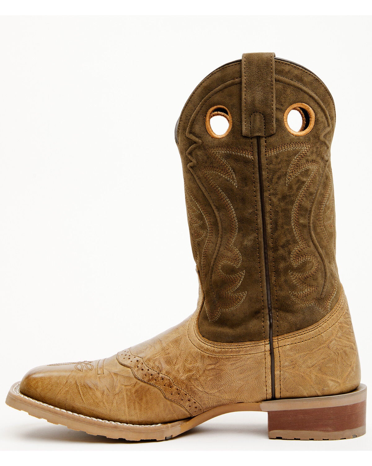 Image #3 - Laredo Men's 11" Jennings Performance Western Boots - Broad Square Toe, Sand, hi-res