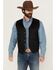 Image #1 - Moonshine Spirit Men's Night Shift Oilskin Vest, Black, hi-res