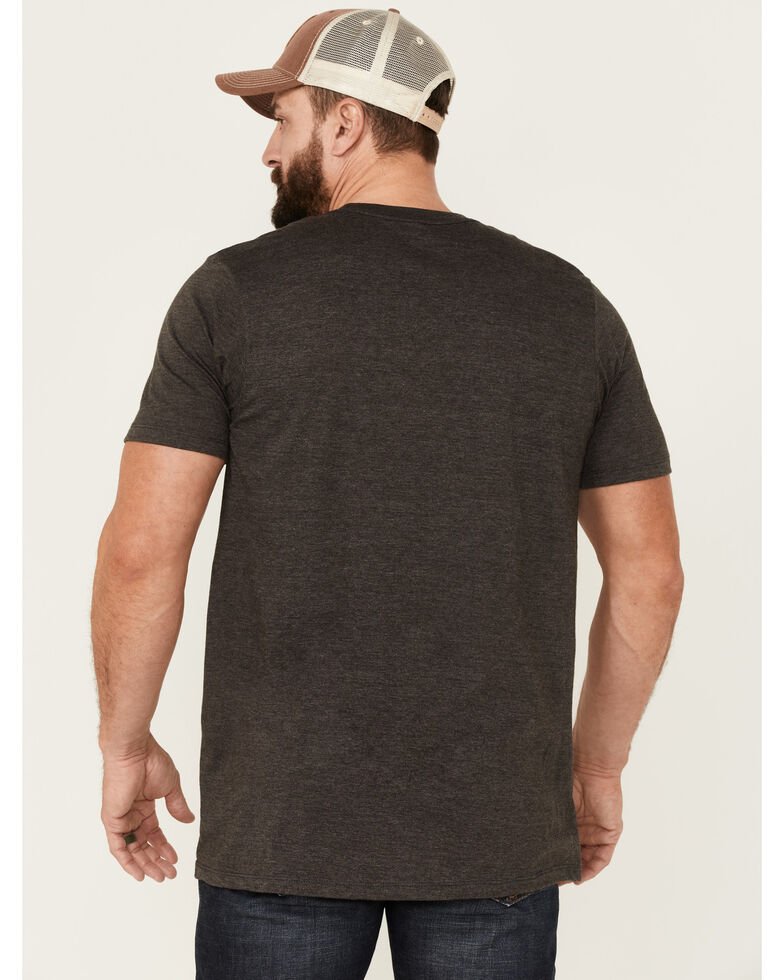 Moonshine Spirit Men's Moto Club Graphic Short Sleeve Charcoal T-Shirt  , Charcoal, hi-res