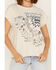 Cleo + Wolf Women's California Map Graphic Tee, Ivory, hi-res