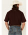 Ariat Men's Solid Maroon TEK Short Sleeve Button-Down Western Shirt , Burgundy, hi-res