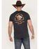 Image #3 - Wrangler Men's Tiger Country Club Short Sleeve Graphic T-Shirt, Charcoal, hi-res