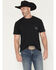 Image #2 - Coors Men's Coors Cowboy Short Sleeve Graphic T-Shirt, Black, hi-res