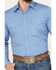 Image #3 - Ely Walker Men's Geo Print Long Sleeve Pearl Snap Western Shirt, Blue, hi-res