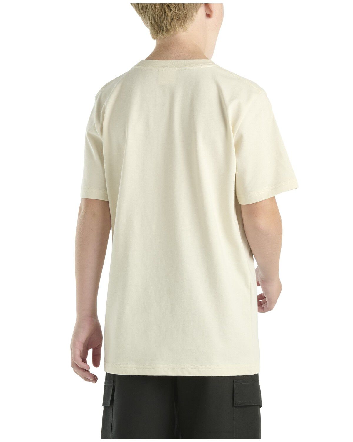 Image #3 - Carhartt Boys' Solid Short Sleeve Pocket T-Shirt, Cream, hi-res