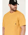 Image #2 - Hawx Men's Short Sleeve Solid Knit Forge Work T-Shirt, Honey, hi-res