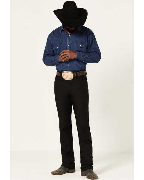 Image #1 - Wrangler Men's Wrancher Jeans, Black, hi-res