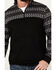 Image #3 - RANK 45® Men's Grove Striped Print 1/4 Zip Pullover, Black, hi-res