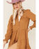 Maggie Sweet Women's Dolly Tiered Dress, Tan, hi-res