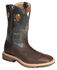 Twisted X Men's Pull-On Cowboy Work Boots - Steel Toe, Cognac, hi-res