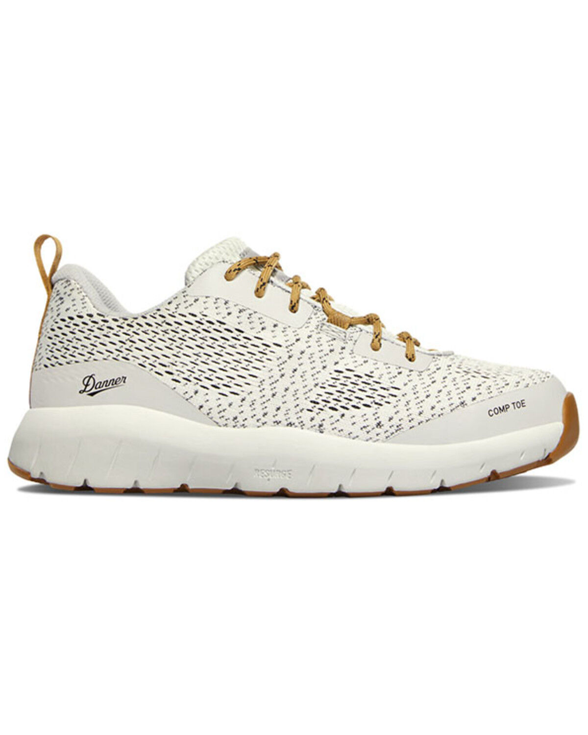 Image #2 - Danner Women's Run Time 3 Work Sneakers - Composite Toe, Light Grey, hi-res