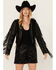 Image #2 - Azalea Wang Women's Oliver Faux Leather Fringe Jacket, , hi-res
