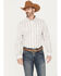 Image #1 - RANK 45® Men's Stormy Southwestern Striped Print Long Sleeve Button-Down Stretch Western Shirt, Gold, hi-res