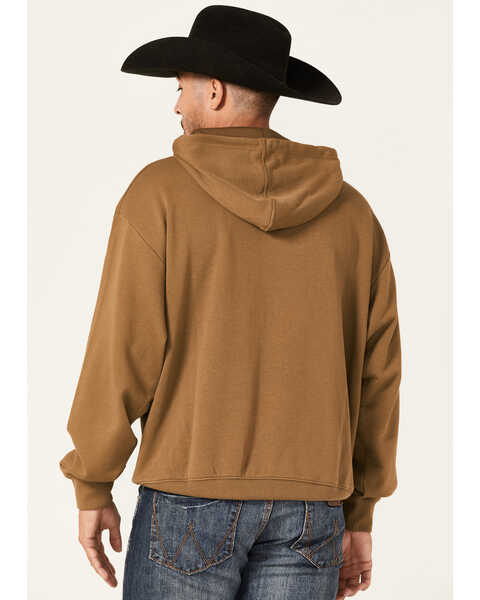 Wrangler Men's 75 Years Olive Horse Graphic Hooded Sweatshirt , Olive, hi-res