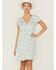 Image #4 - Stetson Women's Feather Print Button-Front Mini Dress, , hi-res