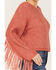 Image #3 - Wild Moss Women's Fringe Sweater, Rust Copper, hi-res