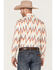 Image #4 - Dale Brisby Men's All-Over Digtal Print Long Sleeve Snap Western Shirt , Natural, hi-res