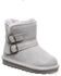 Image #1 - Bearpaw Toddler Girls' Katya Casual Boots, Grey, hi-res
