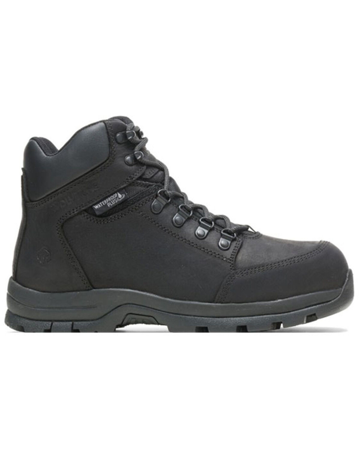 Image #2 - Wolverine Men's Grayson Waterproof Work Boots - Steel Toe, Black, hi-res