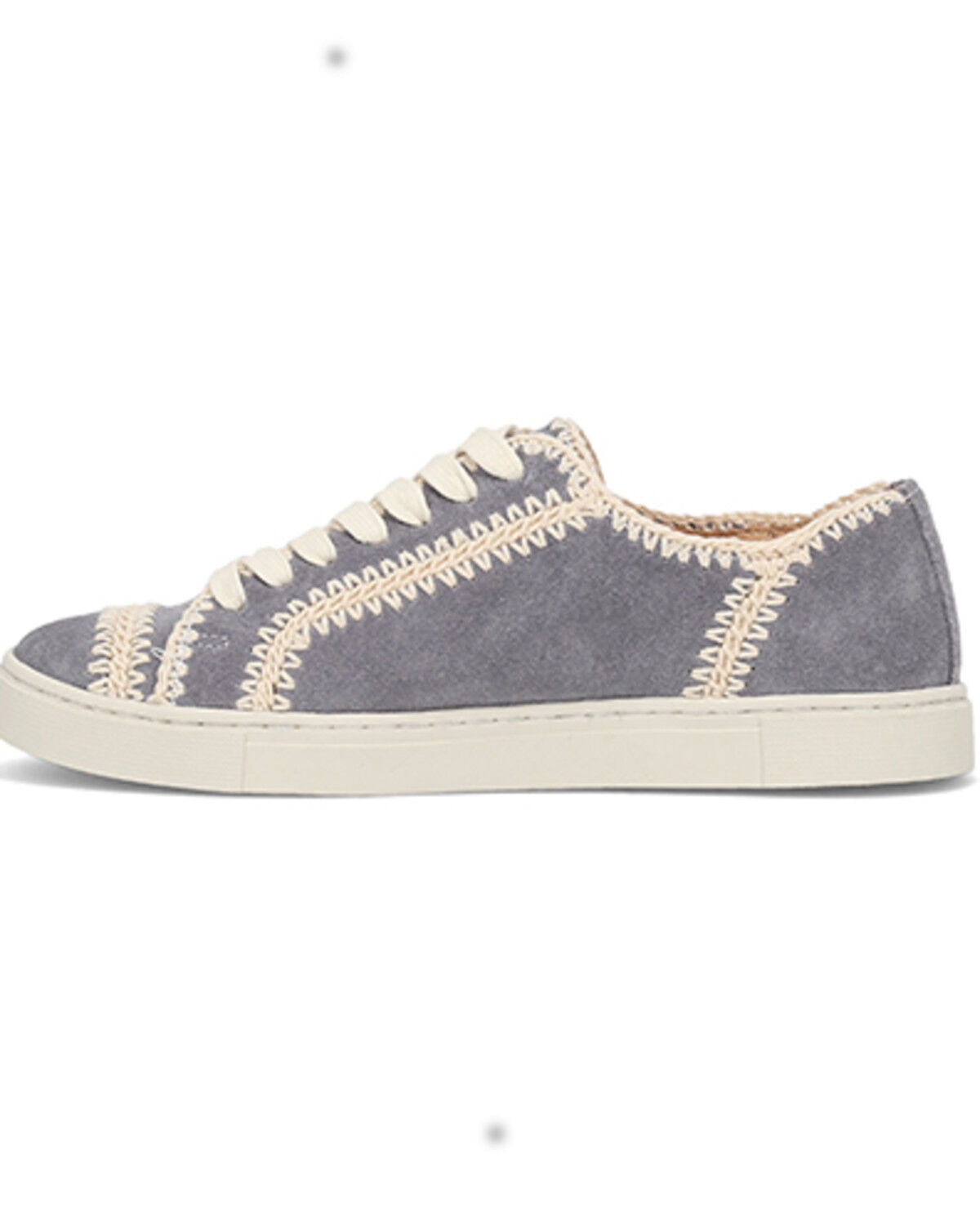 Image #3 - Frye Women's Ivy Crochet Low Lace Sneakers, Grey, hi-res