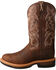 Image #3 - Twisted X Men's Lite Western Work Boots - Alloy Toe, Taupe, hi-res