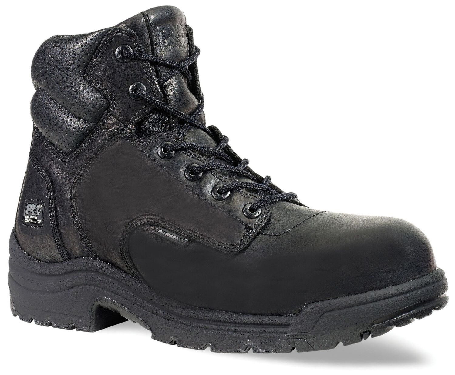 Image #1 - Timberland PRO Men's TITAN 6" Work Boots - Composite Toe, Black, hi-res