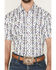 Image #3 - Rodeo Clothing Men's Southwestern Print Short Sleeve Snap Western Shirt, White, hi-res