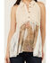 Image #3 - Miss Me Women's Crochet Tank, Natural, hi-res