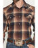 Image #3 - Cody James Men's Label Plaid Print Long Sleeve Snap Flannel Shirt, Multi, hi-res