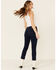Image #3 - Levi's Women's Dark Wash Cobalt Obedience Boyfriend Crop Jeans, Blue, hi-res