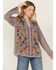 Image #2 - Johnny Was Women's Floral Embroidered Long Sleeve Shirt , Grey, hi-res