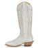 Image #3 - Justin Women's Evelyn Tall Western Boots - Snip Toe, Ivory, hi-res