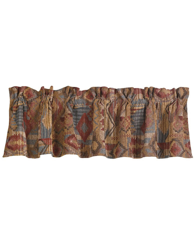 HiEnd Accents Ruidoso Southwest Patchwork Valance, Multi, hi-res