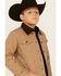 Image #2 - Cody James Boys' Ozark Washed Canvas Rancher Jacket, Beige, hi-res