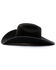 Image #3 - Serratelli 6X Felt Cowboy Hat , Black, hi-res