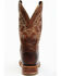 Image #5 - Justin Men's Bent Rail Bender Performance Western Boots - Broad Square Toe, Chocolate, hi-res