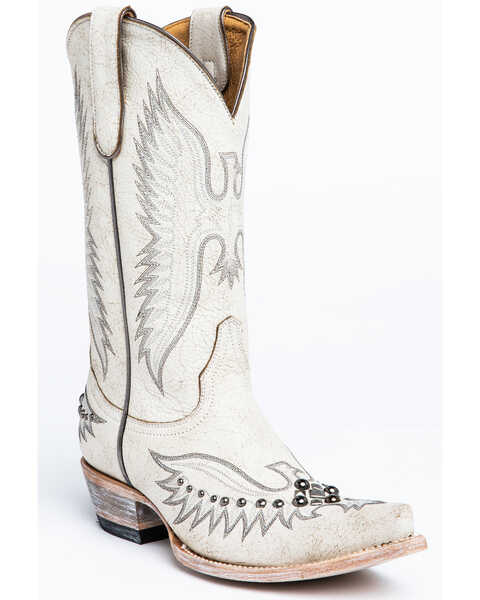 Idyllwind Women's Trouble White Western Boots - Snip Toe, White, hi-res
