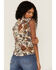 Revel Women's Floral Blouse, Natural, hi-res