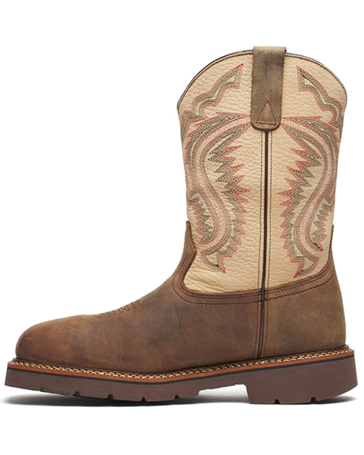 Image #3 - Thorogood Men's 11" USA MAXWear Wyatt Waterproof Pull-On Work Boots - Nano Toe, Brown, hi-res