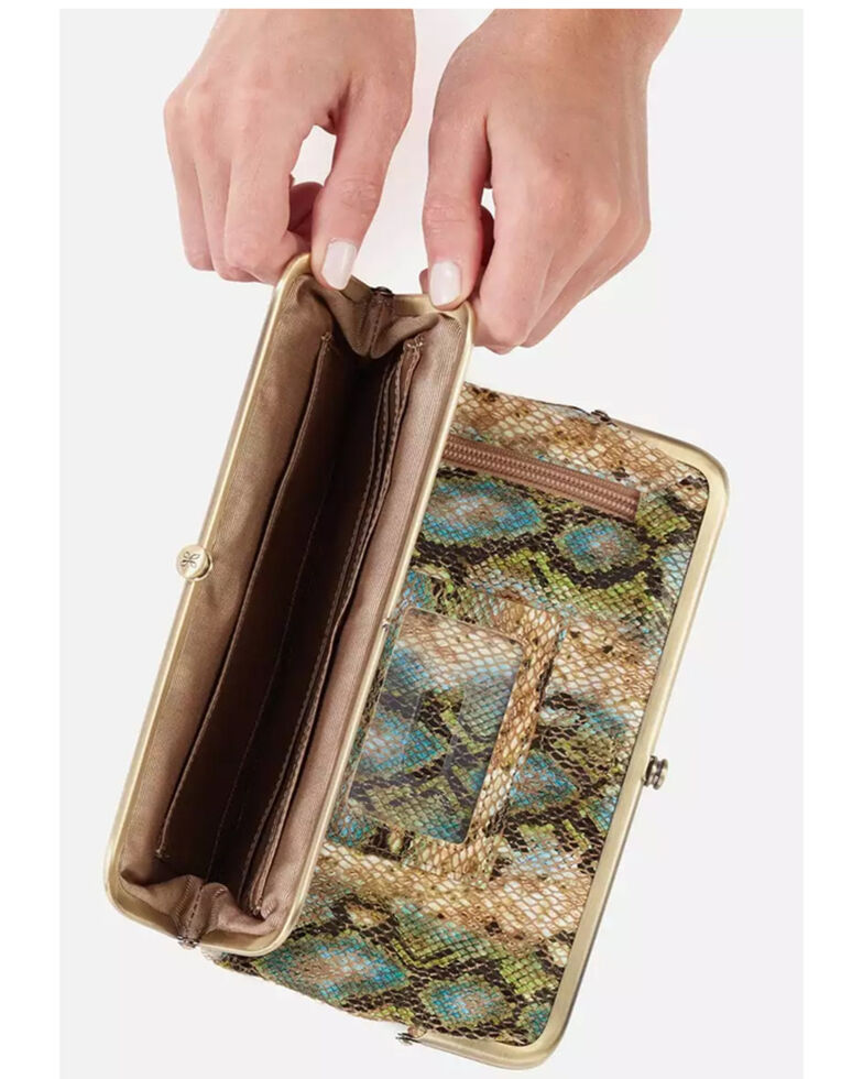 Hobo Women's Lauren Garden Snake Clutch Wallet, Multi, hi-res