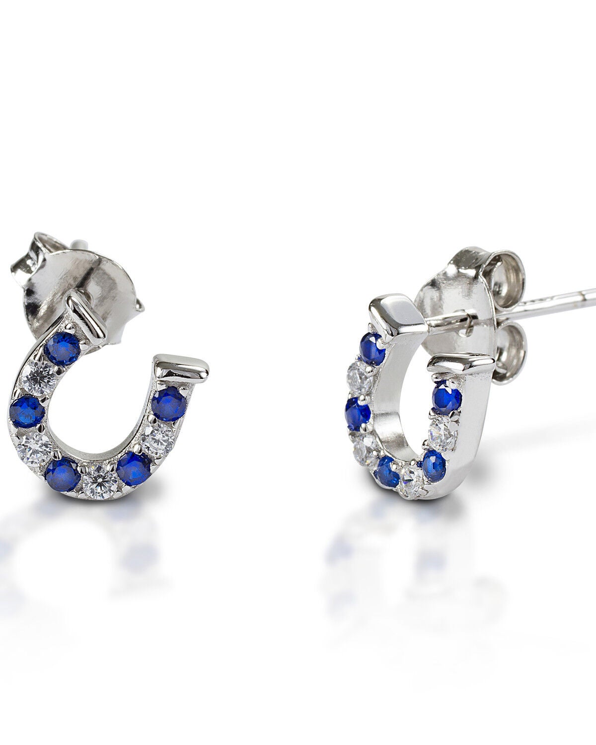 Kelly Herd Women's Horseshoe Earrings, Silver, hi-res