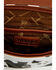 Image #4 - Wrangler Women's Boot Barn Exclusive Daisy Cow Print Flap Shoulder Bag, Brown, hi-res