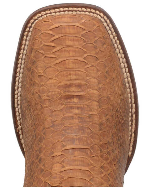 Image #6 - Dan Post Men's Dry Gulch Python Exotic Boots - Broad Square Toe, Tan, hi-res