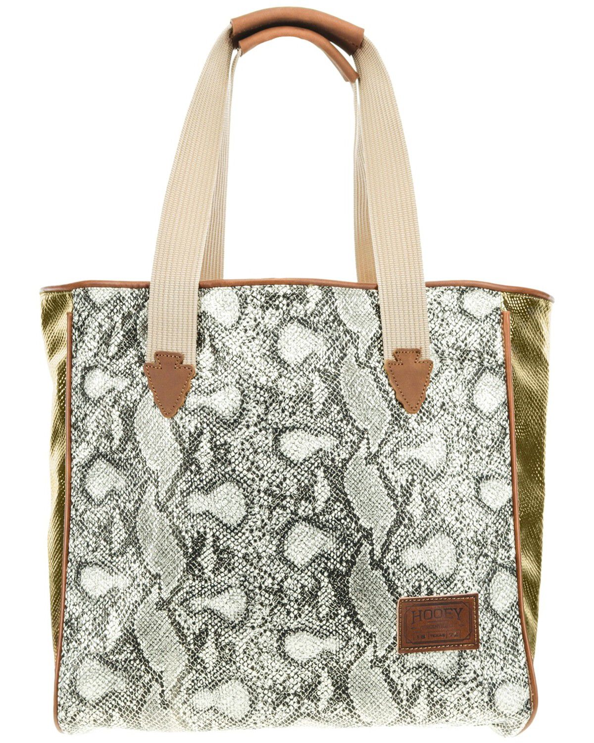 Image #1 - Hooey Women's Snake Print Tote Bag, Multi, hi-res