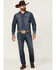 Image #1 - Ariat Men's M8 Grafton Sebastain Dark Wash Modern Stretch Slim Fit Jeans , , hi-res