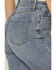 Image #4 - Daze Women's Far Out Medium Wash High Rise Studded Wide Leg Denim Jeans, Medium Wash, hi-res