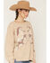 Image #2 - Shyanne Women's Horse Graphic Sweatshirt, Khaki, hi-res