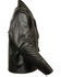 Image #2 - Milwaukee Leather Men's Classic Police Style M/C Jacket - Big 3X, Black, hi-res