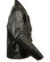 Image #2 - Milwaukee Leather Men's Classic Police Style M/C Jacket - Big 3X , Black, hi-res