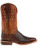 Image #2 - Durango Men's Arena Pro Exotic Caiman Skin Western Boots - Square Toe, Brown, hi-res